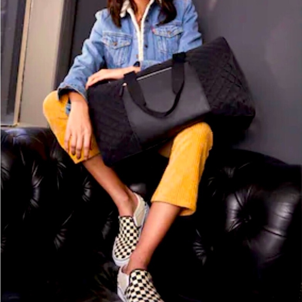 🖤 Black Quilted Weekender Bag 🖤